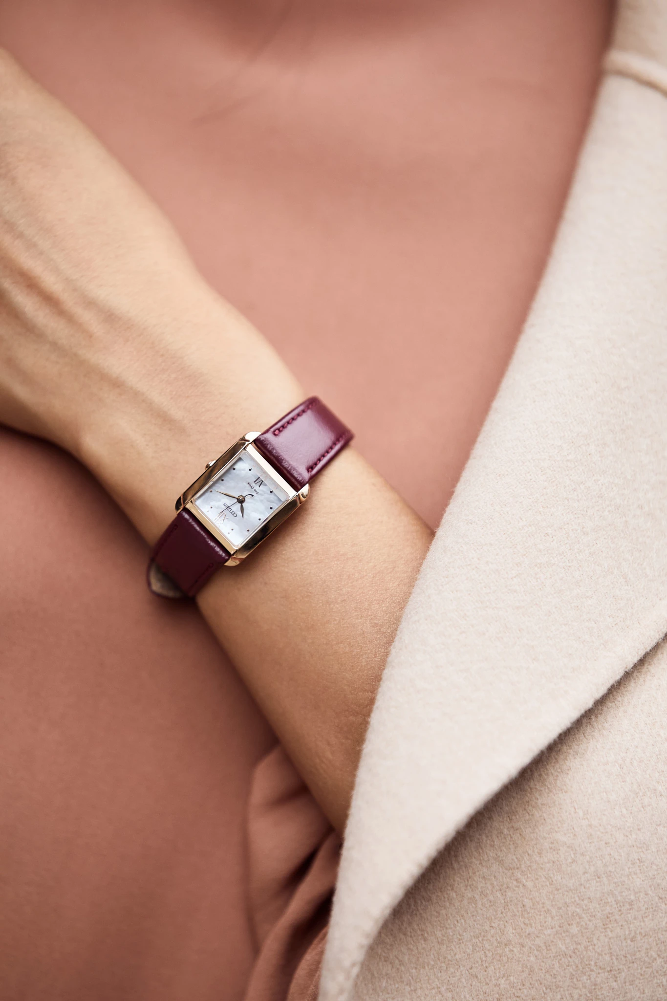 Citizen L Bianca White Dial Apple Leather Strap EW5593-05D | CITIZEN